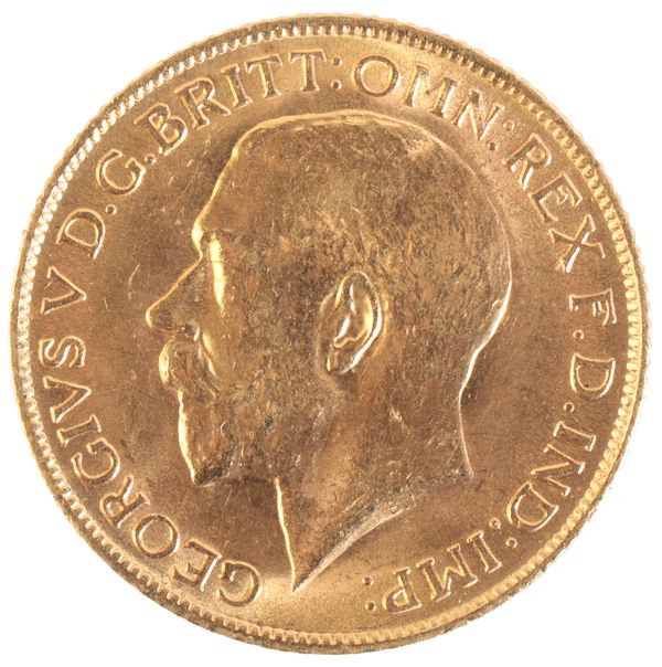 A 1918 GEORGE V GOLD SOVEREIGN