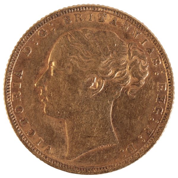 AN 1872 QUEEN VICTORIA GOLD SOVEREIGN