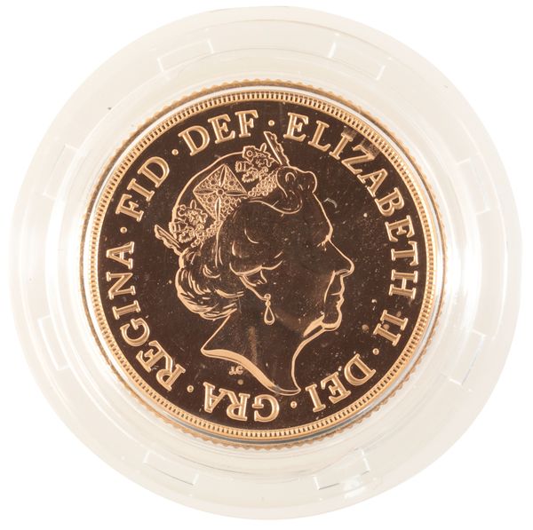 A 2017 QUEEN ELIZABETH II GOLD SOVEREIGN