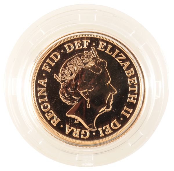 A 2017 QUEEN ELIZABETH II GOLD SOVEREIGN