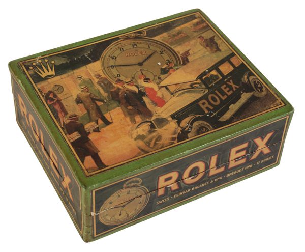 A ROLEX POCKET WATCH BOX