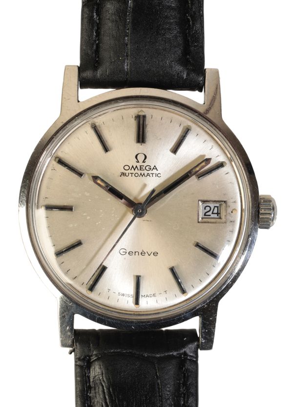 OMEGA GENEVE: A STAINLESS STEEL GENTLEMAN'S WRISTWATCH