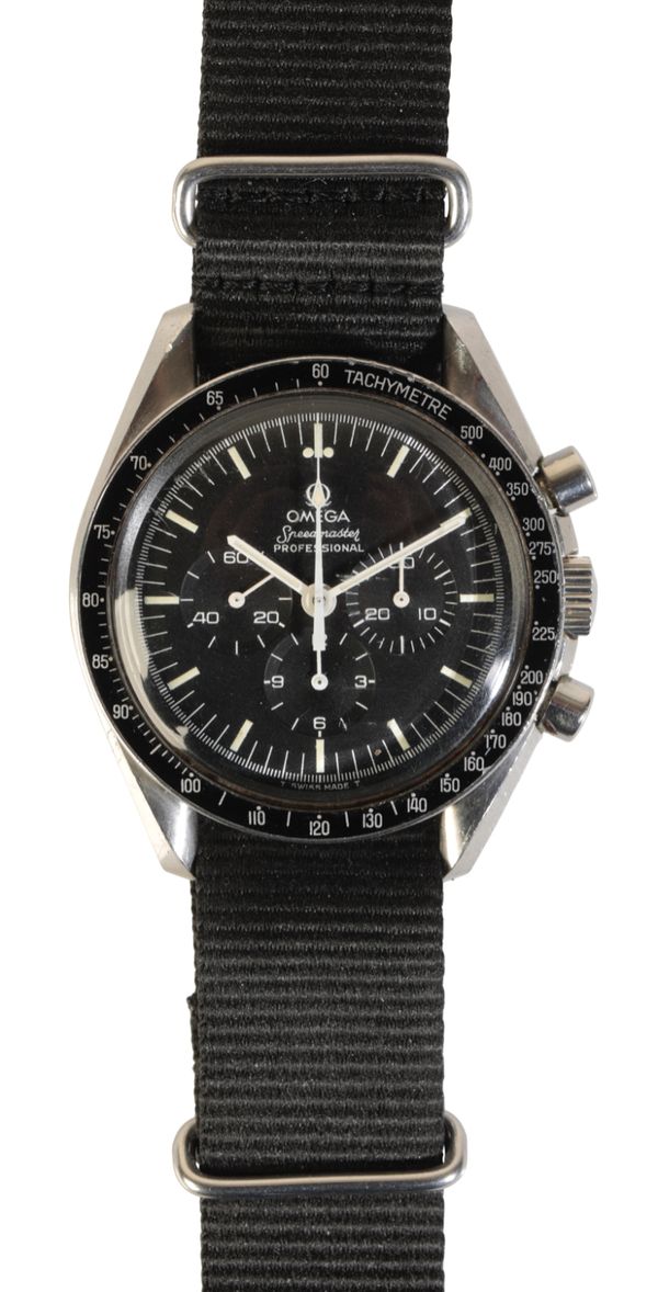 OMEGA: A SPEEDMASTER PROFESSIONAL GENTLEMAN'S STAINLESS STEEL CHRONOGRAPH WRISTWATCH