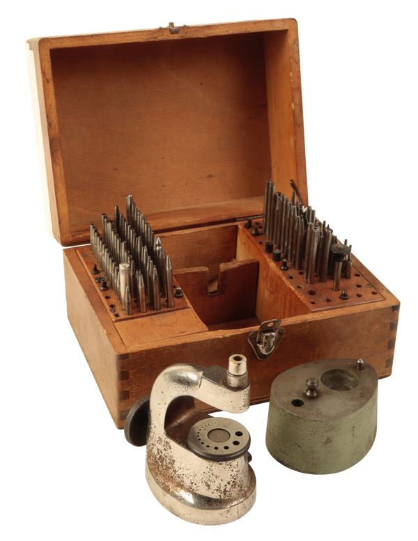 BOLEY & LEINEN, GERMANY: A WATCHMAKER'S STAKE SET