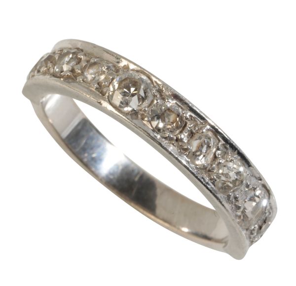 A DIAMOND HALF ETERNITY RING