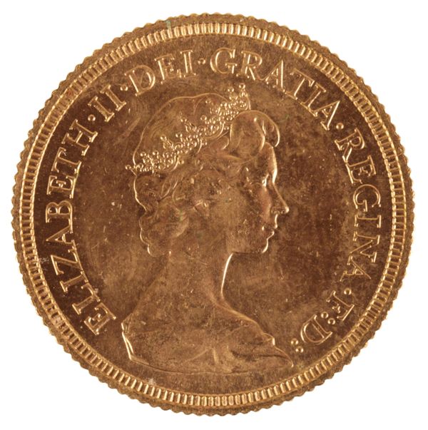 A 1976 QUEEN ELIZABETH II GOLD SOVEREIGN