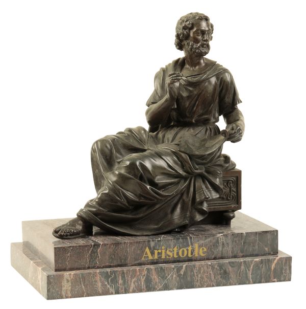 A BRONZE OF ARISTOTLE