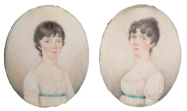 A FAMILY GROUP OF PORTRAIT MINIATURES