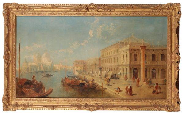 JANE VIVIAN (act.1869-1877) A pair of Venetian scenes