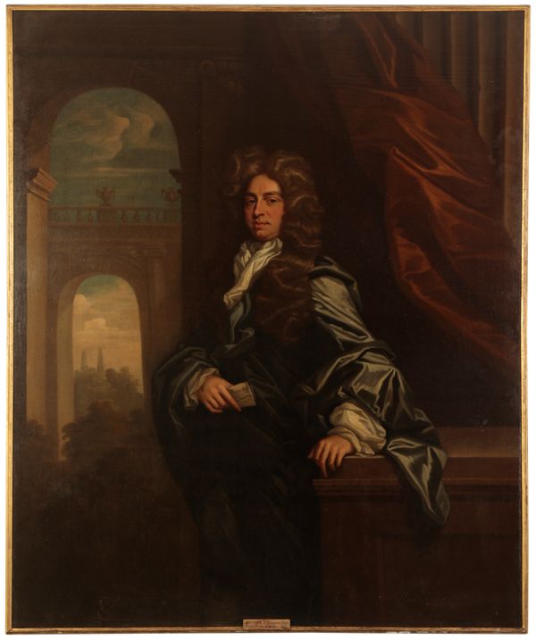 ATTRIBUTED TO JONATHAN RICHARDSON (1665-1745) A portrait of John Plumer