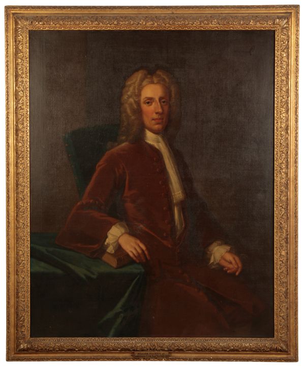 ATTRIBUTED TO JOHN VANDERBANK (1694-1739) A portrait of William Plumer