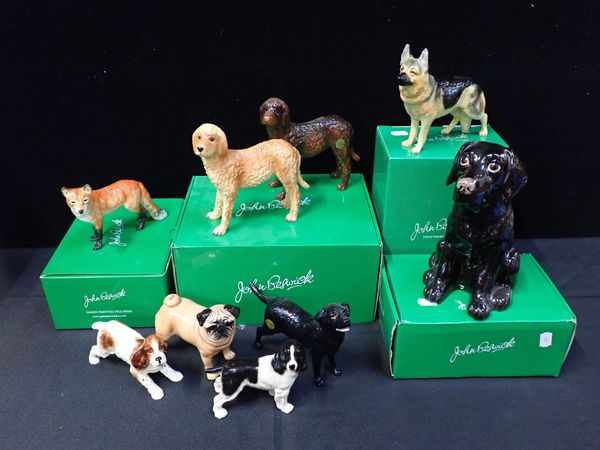 NINE BOXED BESWICK ANIMAL MODELS