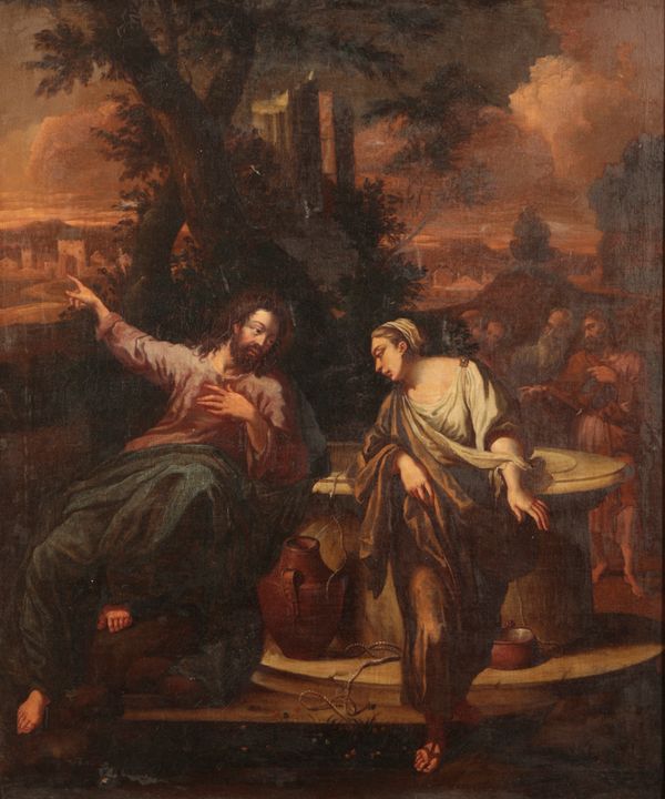 MANNER OF ANNIBALE CARRACCI (1560-1609) Christ and the Samaritan woman