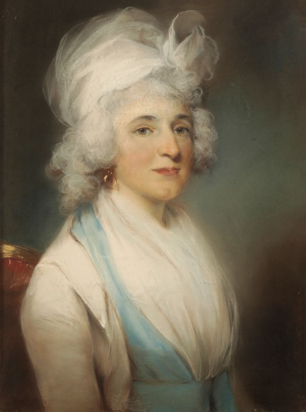 ATTRIBUTED TO FRANCIS COTES (1726-1770) A portrait of a lady