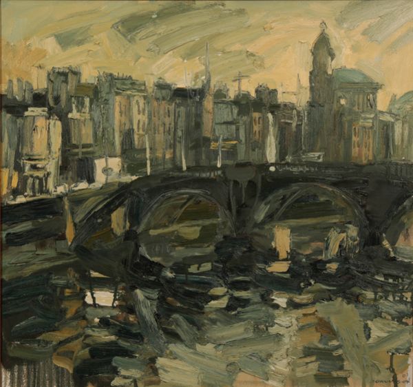 *COLIN DAVIDSON (B.1968) 'The Liffey Quays, Dublin'