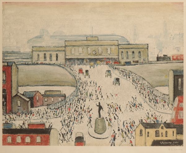 *LAURENCE STEPHEN LOWRY (1887-1976) 'Station Approach'