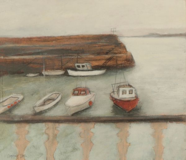 *STEPHANIE DEES (b. 1974) ’Boats at rest’