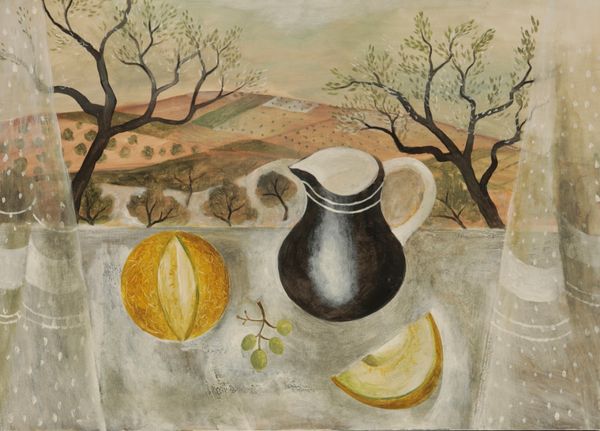 *SARAH BOWMAN (B. 1975) 'Breakfast, Andalucia'