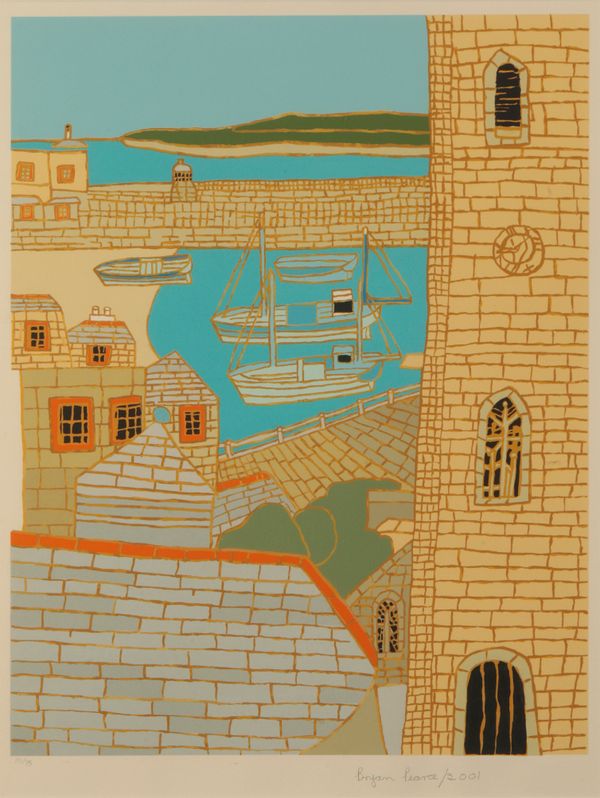 *BRYAN PEARCE (1929-2006) 'St Ives Harbour View'