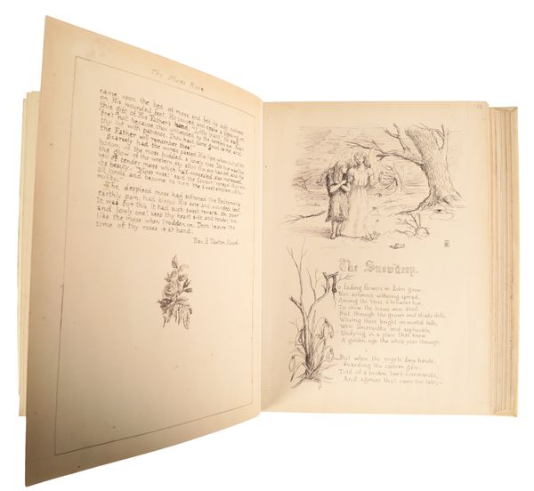 A HANDWRITTEN AND ILLUSTRATED VOLUME 'LEGENDS OF FLOWERS'