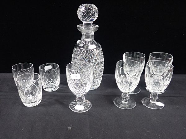 WATERFORD: FOUR MATCHING WINE GLASSES