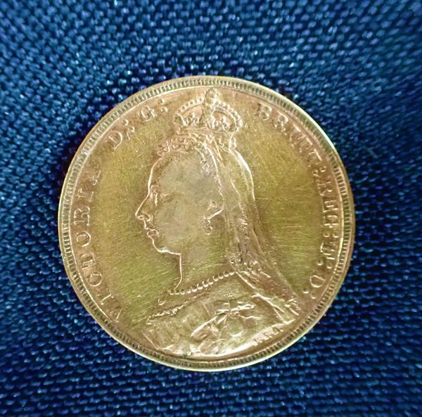 VICTORIA JUBILEE HEAD GOLD SOVEREIGN, 1891