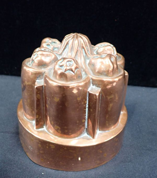 A BENHAM & FROUD COPPER JELLY MOULD