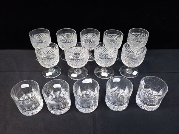 A SET OF GEORGIAN WINE GLASSES