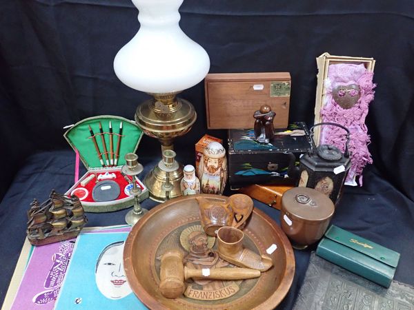 A SET OF RUSSIAN DOLLS, A JAPANESE BOX