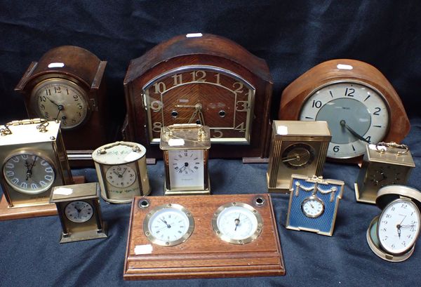 A COLLECTION OF CLOCKS