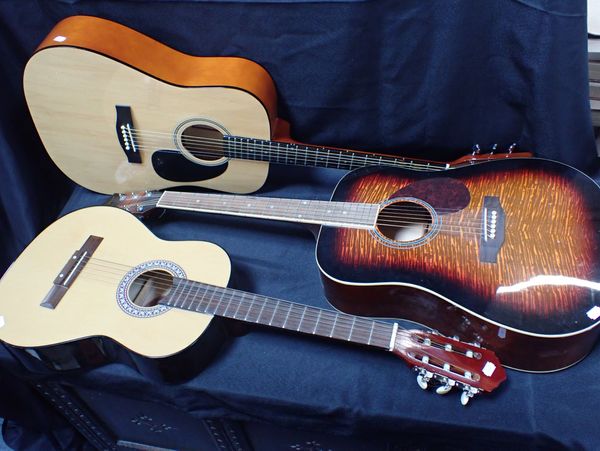 THREE GUITARS: 'FRESHMAN', 'JOSE FERER' AND 'CHANTRY'