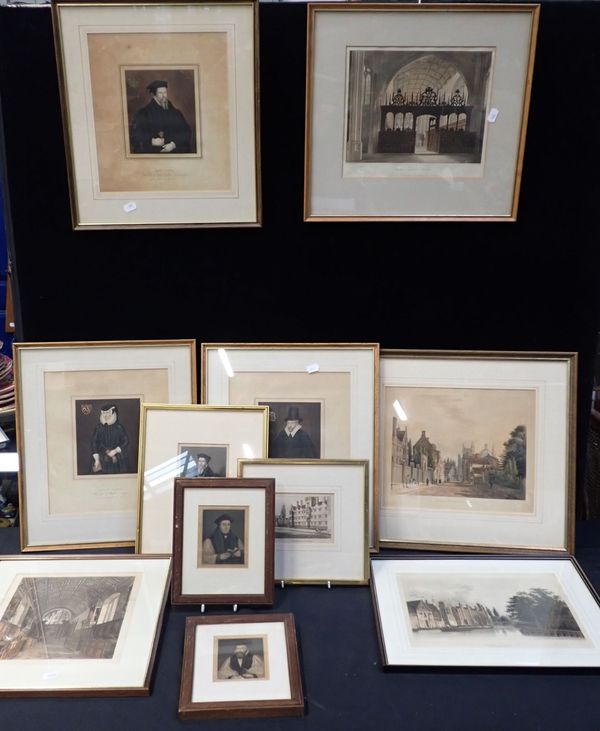 A COLLECTION OF OXFORD PRINTS