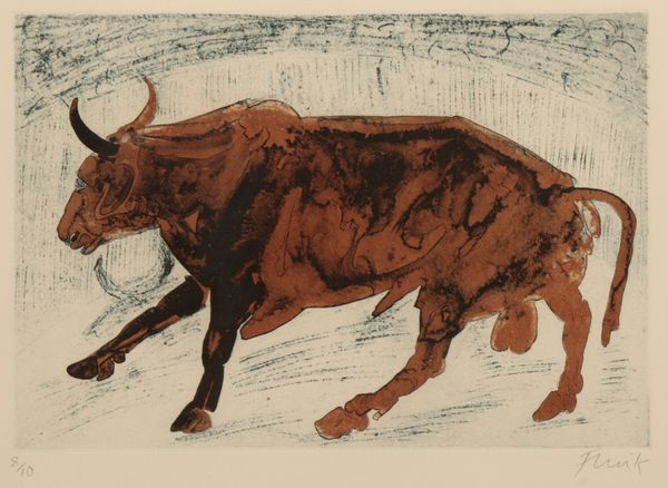 *DAME ELISABETH FRINK (1930-1993) 'Study of a Bull'