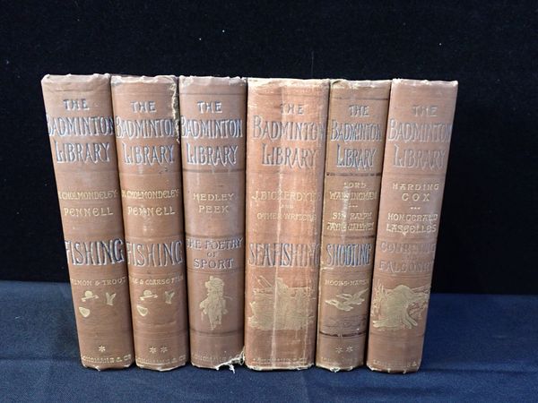 SIX VOLUMES FROM THE BADMINTON LIBRARY