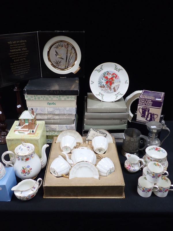 A ROYAL CROWN DERBY PART COFFEE SET