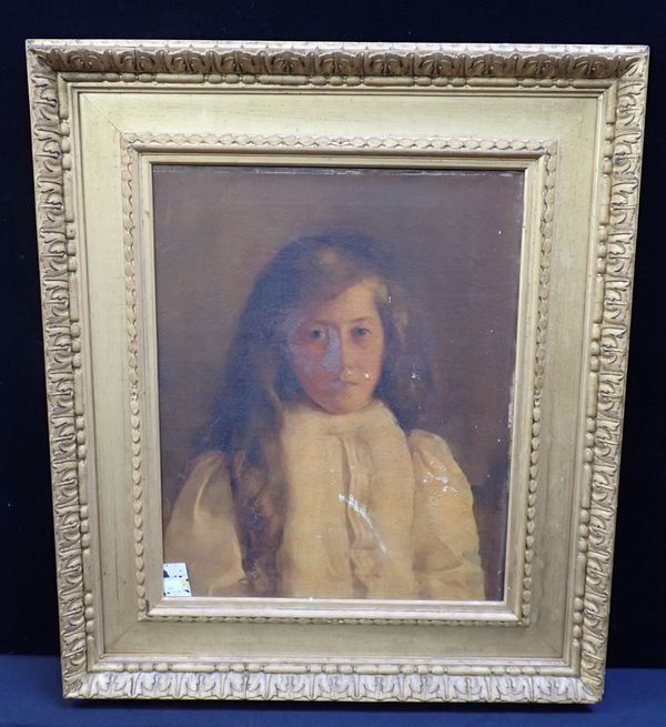 PORTRAIT OF A GIRL, LATE 19TH CENTURY