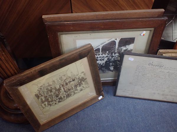 LOCAL INTEREST: FRAMED VICTORIAN PHOTOGRAPHS