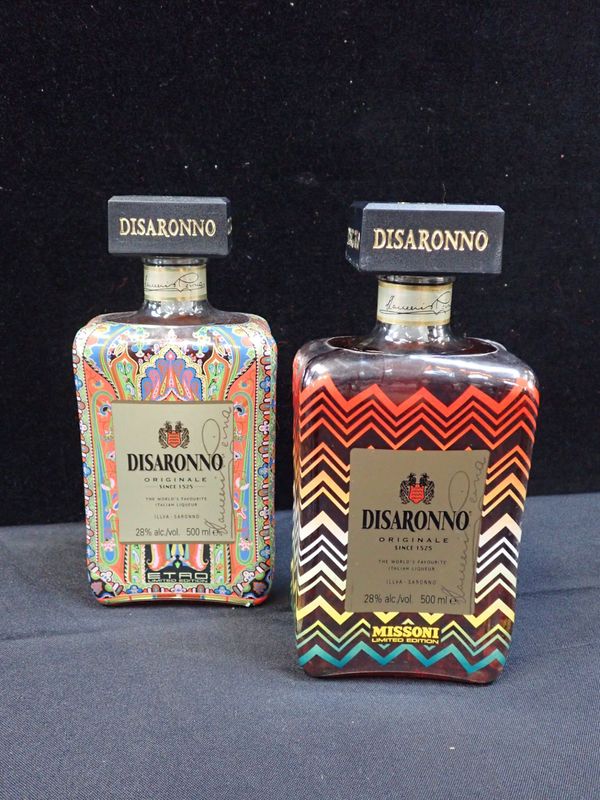 2 COLLECTORS BOTTLES OF DISARONNO