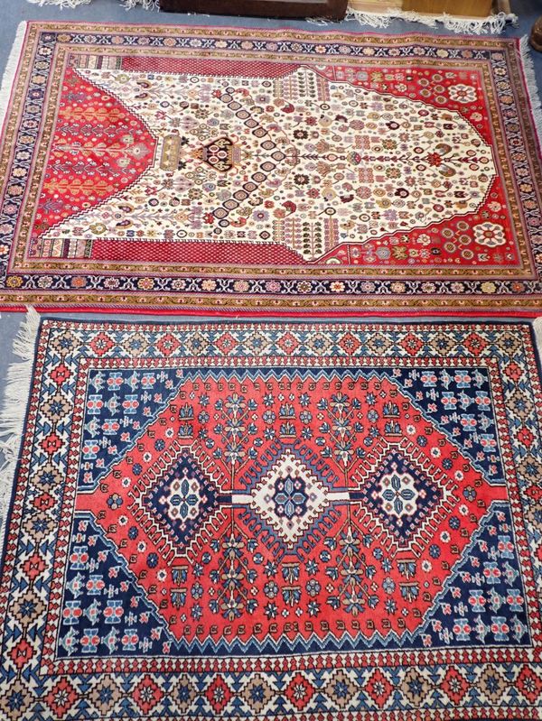 A MODERN 'GASCHGAY'  RUG