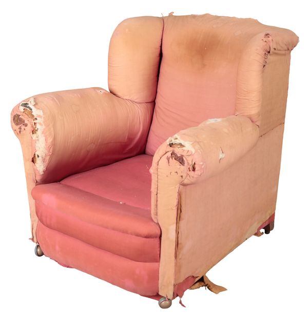 A HOWARD STYLE ARMCHAIR