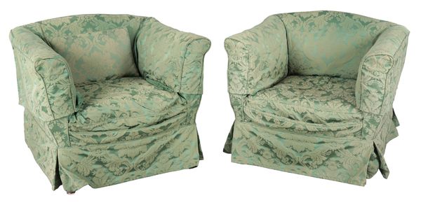 A PAIR OF 19TH  CENTURY ARMCHAIRS