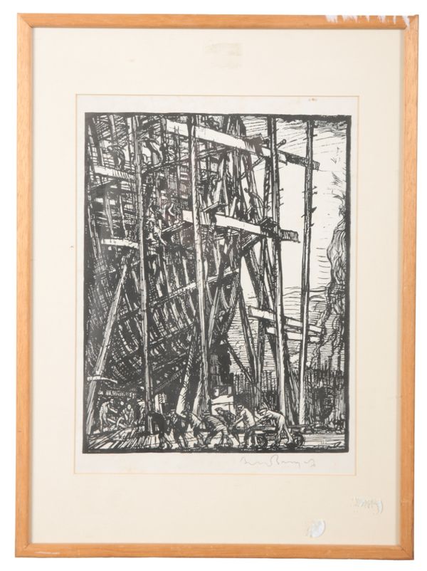 FRANK BRANGWYN (1867-1956) Ship builders