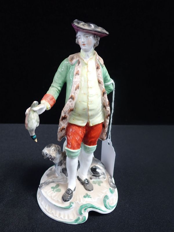 A CHELSEA COPELAND BONE CHINA FIGURE - ‘THE SPORTSMAN