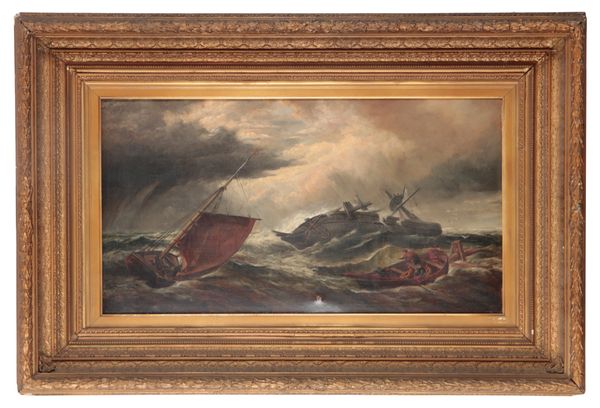 ENGLISH SCHOOL, 19TH CENTURY A shipwreck