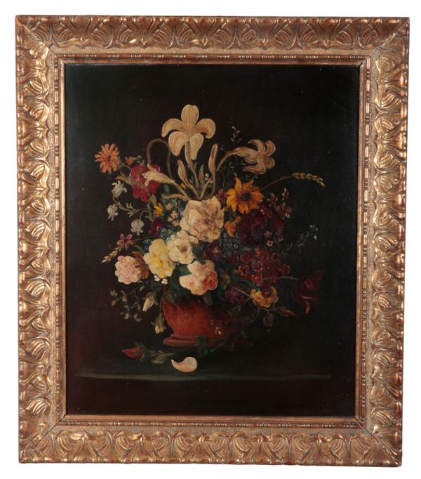 17TH CENTURY DUTCH SCHOOL A still life with flowers