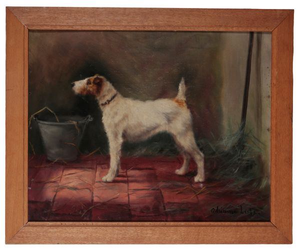 ADRIENNE LESTER (c.1870-1955) A portrait of a terrier