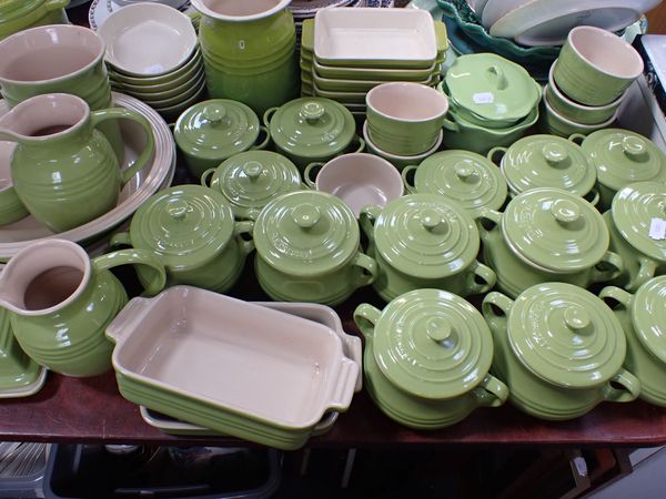 A QUANTITY OF LE CREUSET CERAMIC WARE