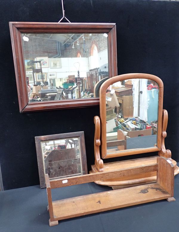 A VICTORIAN DRESSING MIRROR