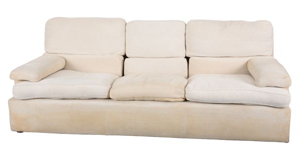 A THREE-SEATER SOFA