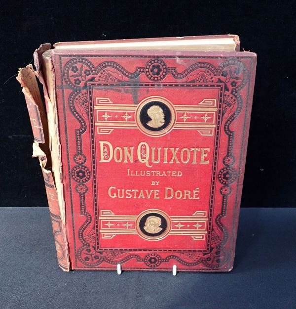 CERVANTES; THE HISTORY OF DON QUIXOTE, ILLUSTRATED BY GUSTAVE DORE